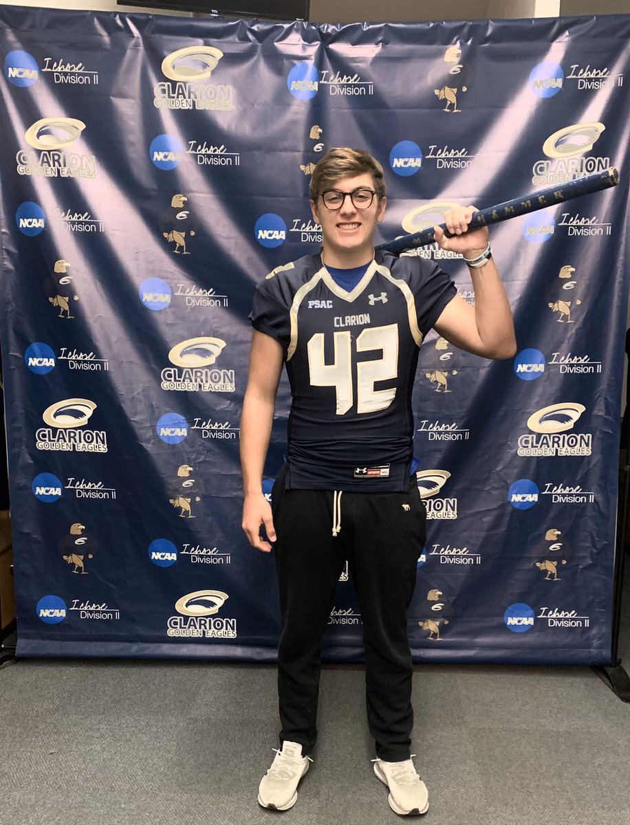 JacobLevey's tweet photo. Great day today at Clarion, thank you to @Coach_Roc3 and the staff for having me out for a great experience https://t.co/nhDCIvHPPE