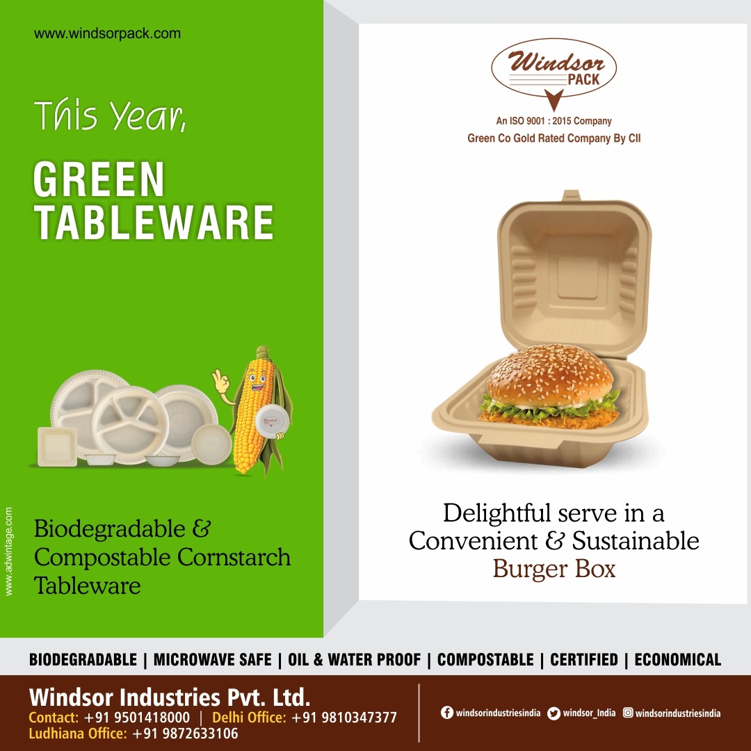 Windsor_India's tweet photo. This year should be all about making a right and convenient choice.
#WindsorIndustries #Biodegradable #CornstarchTableware #Sustainable #EcoFriendly #EnvironmentFriendly #Compostable #MakeTheChange #SaveEnvironment #SetFor2020 https://t.co/XBlVNjEsM3