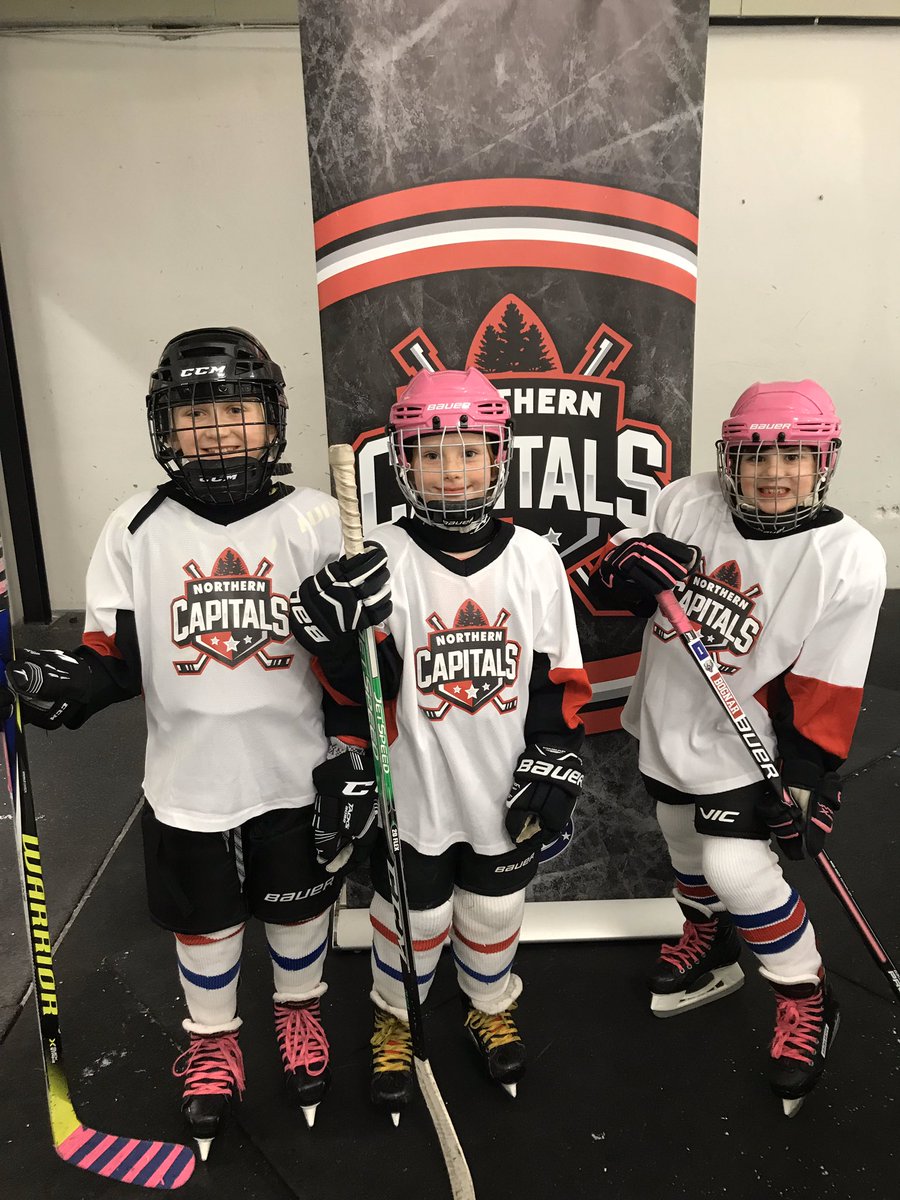 NCapitals_aaa's tweet photo. Mini Caps joined tonight for warm-ups, thanks for coming girls! #CapsHockey #WinterClassic @BCHockey_Female @BCHockey_Source @ckpgnews @PGMatters @VMHA_Bears https://t.co/QPFQlaHcwq