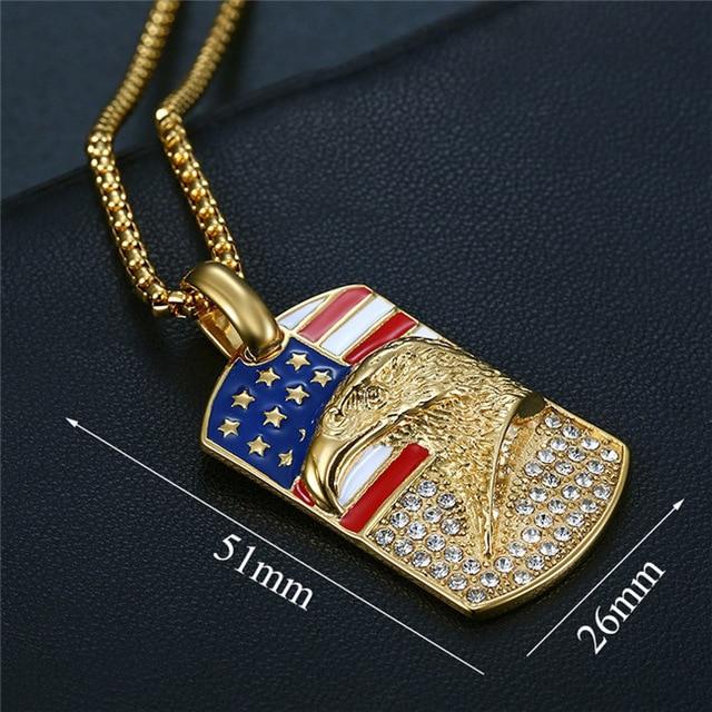 Men’s American Flag Gold Pendant!
Four different styles with unique flag design. Appropriate gift for special occasions with every man in your life. Length is 50/55/63/68cm.

#MaleFlagPendant #4FlagDesigns #Gifts #4CMLengths #GreatForAllAges

neverlivewithout.com/products/hipho…