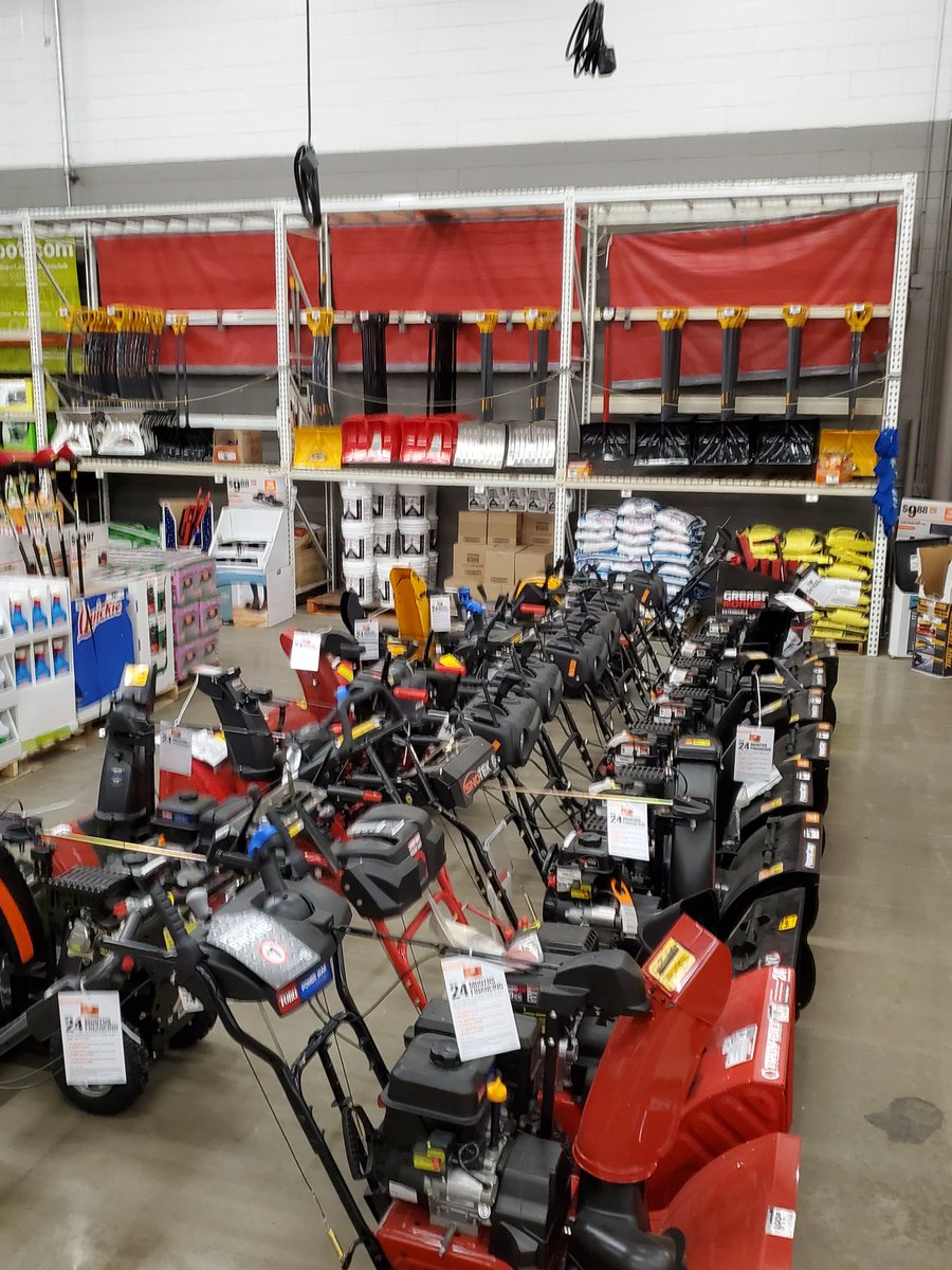 J_Waters26's tweet photo. 4106 is ready for the snow day rush.
Fully packed out salt, shovels and snow blowers ready to go!!
@justmck18 @aj_mazzola @TheOASM4106 @jennydog23 @JernkinsJerome https://t.co/S0xARciSgm
