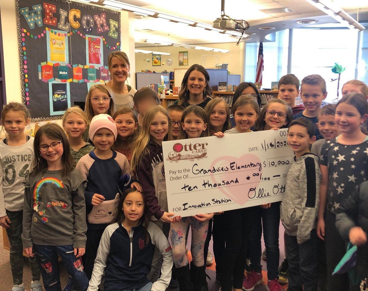 So proud of our hard-working staff who partnered with an amazing company willing to invest in opportunities for our Eagles! #ottercares #inspiRE4