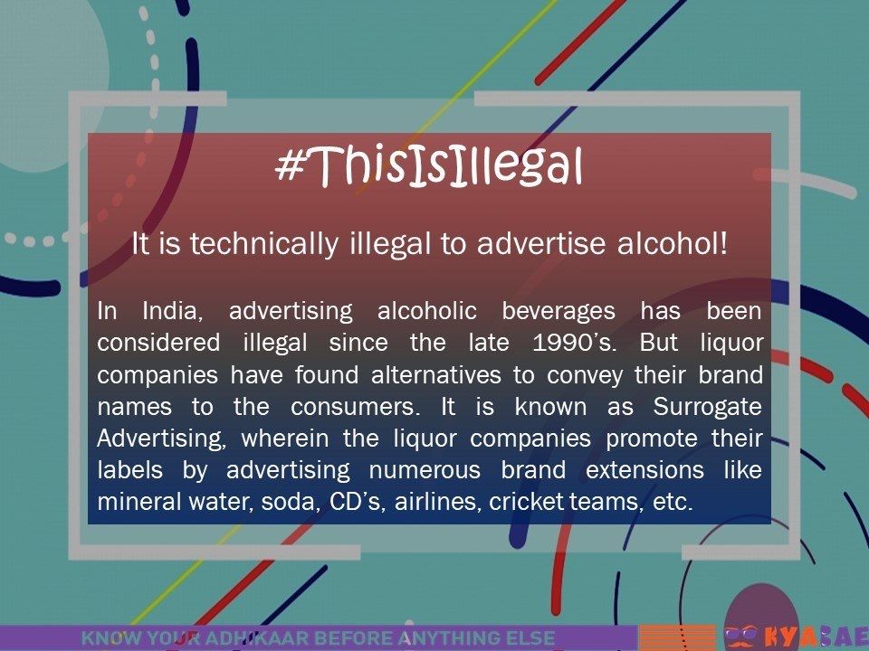 legaltechasia1's tweet photo. Did you know that #ThisIsIllegal ?
.
.
#law #laws #legal #illegal #lawyer #court #justice #alcohol #ads #advertisement #prohibition #india #kyabae https://t.co/diLyMHCwoy