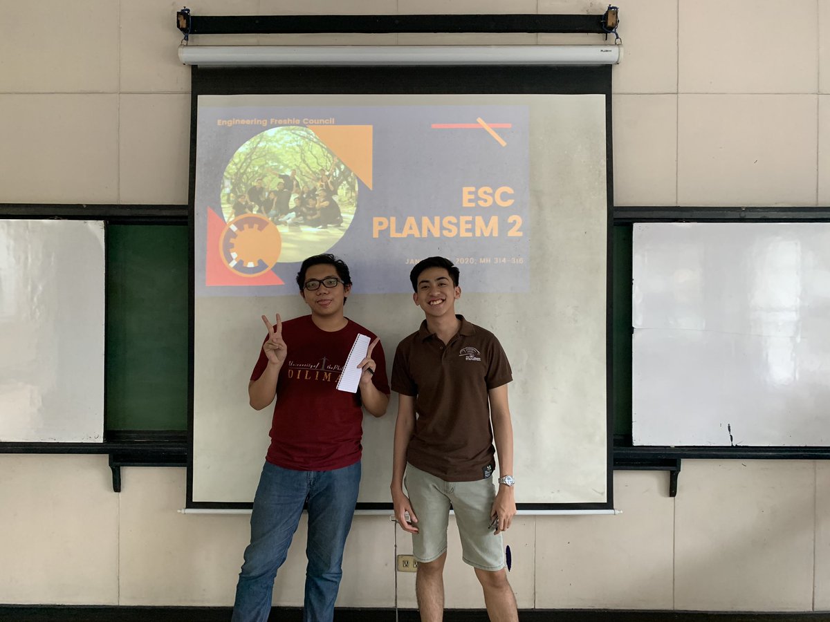 UP_ESC's tweet photo. The Engineering Freshie Reps present their plans. #ESCPlanSem2 https://t.co/ws0JNr5prt