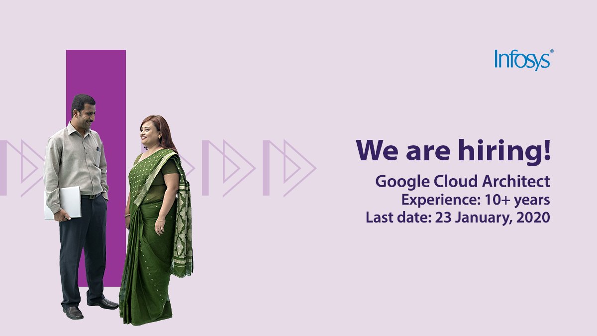 InfosysCareers's tweet image. Our Cloud and Infrastructure Services business unit is looking for a Technical Architect with experience in #GoogleCloudPlatform, #AWS and #InfrastructureConsulting. Apply now:  infy.com/2tu2wqW #ForwardwithInfosys