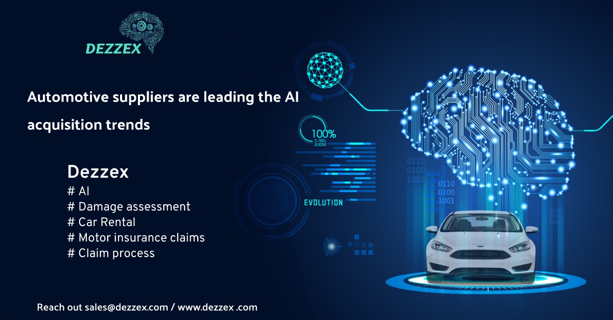 DezzexTech's tweet photo. Automotive suppliers are leading the AI acquisition trend with a focus on acquiring complementary skills such as computer vision, gesture recognition, and AI-based analytics. #aiinsurance #aisolutions 
https://t.co/0qRf6zZXBc https://t.co/tFXsnv4PqC