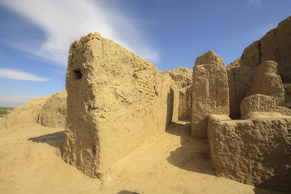 I'm going a bit more ancient with my Iranian cultural heritage site, Konar Sandal, which is a Bronze Age site. (Though there is a small modern village of the same name.)