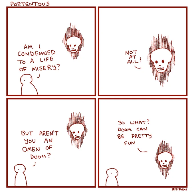 That's why skulls are always smiling 