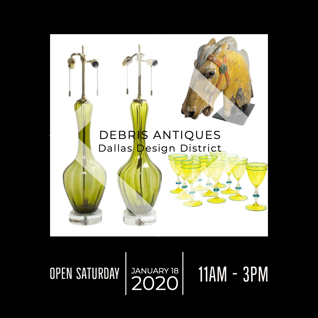 Debris Antiques For Saturday Shopping

Debris Antiques
1205 Slocum Street, Dallas, TX 75207

Now Accepting Quality Consignments

Please Email Photos For Consideration to info@debrisdallas.com

#debrisdallas #debrisantiques #midcenturydallas #midcenturydecor #midcenturyshopping
