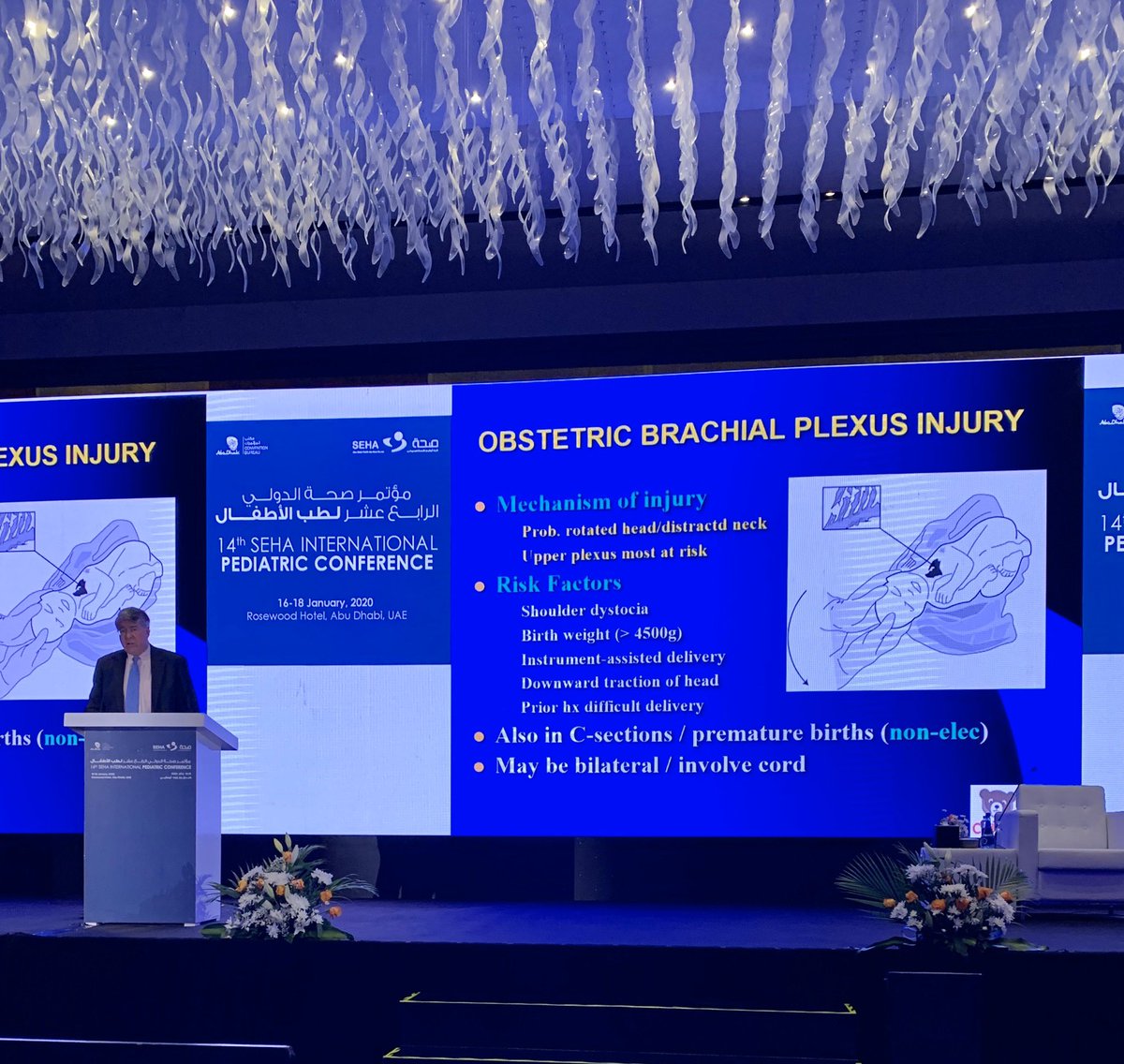 drbbmt's tweet photo. #SPIC2020 Opening talk of Day 3 Session 7: THE SCALPEL.
Obstetric Brachial Plexus Injury: Current therapeutic approaches.
Prof Robert Keating, Neurosurgery, Children’s National , USA @ChildrensNatl @SEHAHealth @Mena_Conference @gerard_md https://t.co/ObUrXk2esp