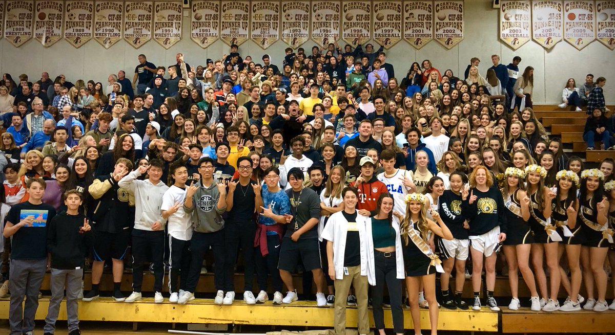 thecanyontribe's tweet photo. Welcome to the Tribe😈🖤💛... 2k20 edition!!! #tribed @canyoncomanches @ComancheSports @CanyonSong @SoCalSections @MAlvarez02 @ocvarsity https://t.co/IHAFLsuJM6