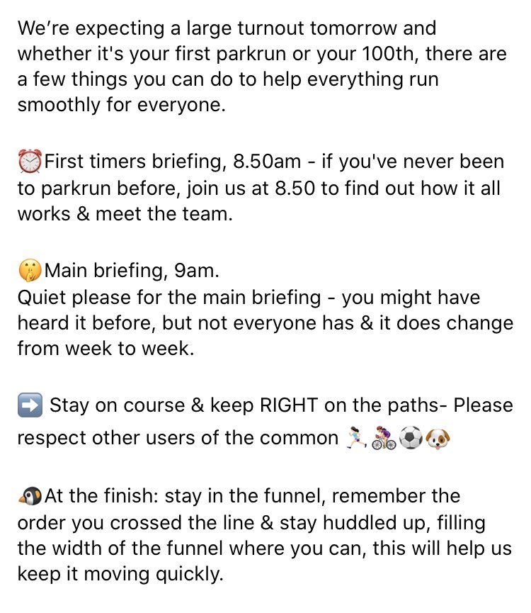 claphamparkrun tweet picture