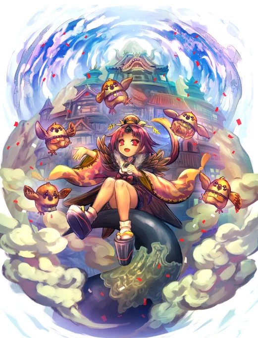 閻魔亭お疲れ様でしたー! このお話好きだったので復刻してくれて嬉しい!チュン!? #FGO #紅閻魔 #閻魔亭 
