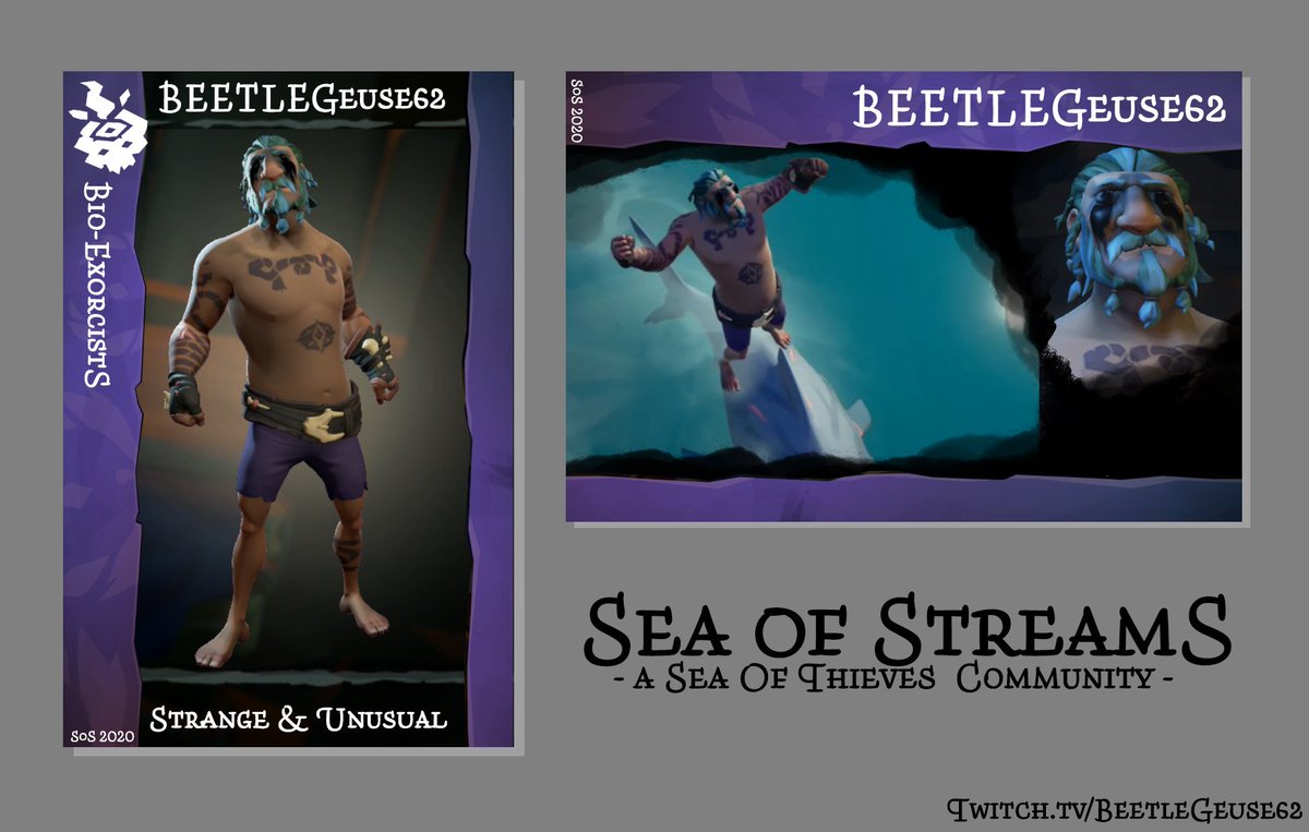 BEETLEgeuse62's tweet image. I know my Pirate on @SeaOfThieves is beautiful but can we all admit that what @MonarchCreates made came out completely epic? Not only is he very creative but he also streams on @WatchMixer and is the head of the #seaofstreams community!! Please check him out it you haven't! ☠🏴‍☠️