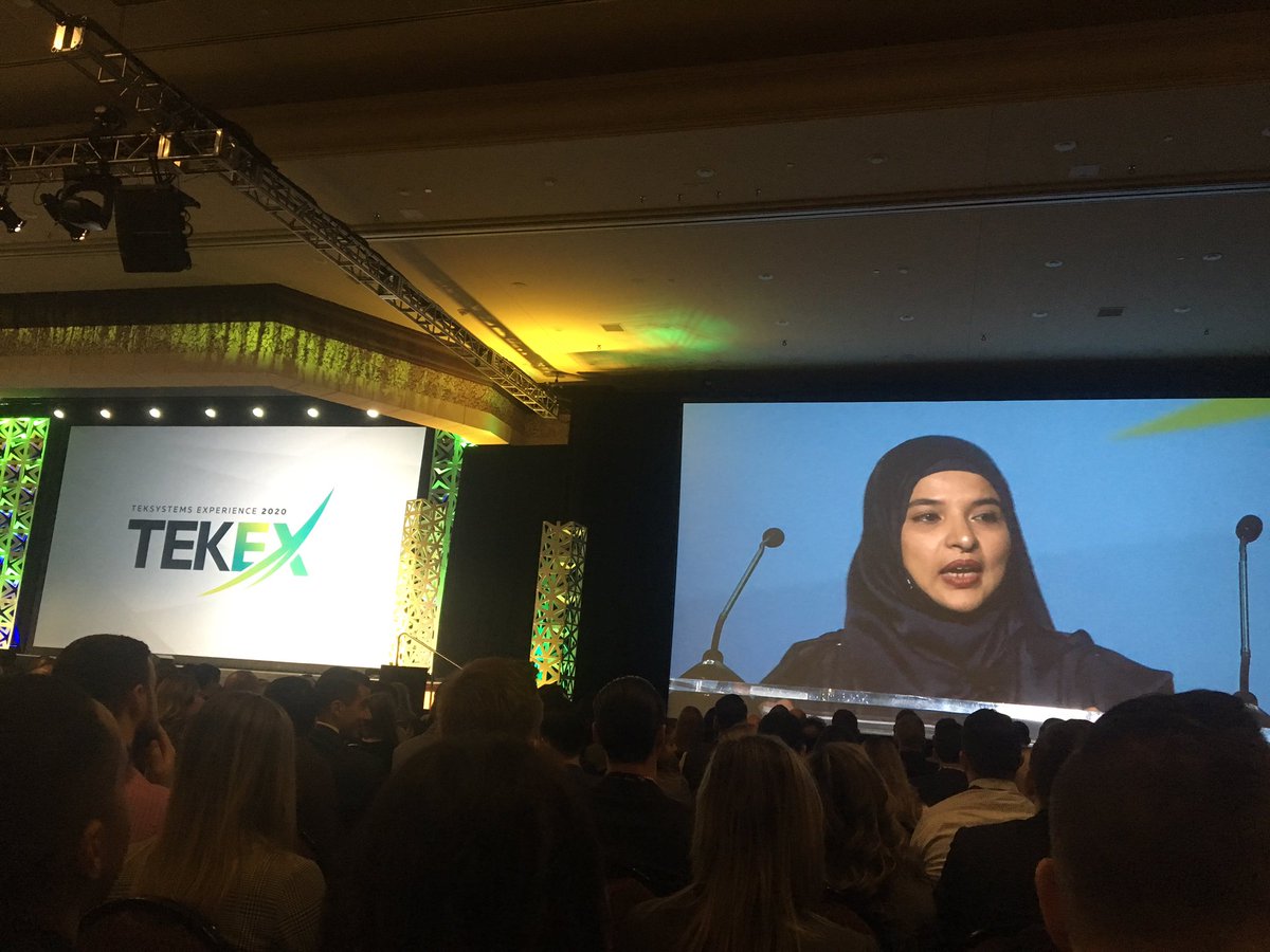 A beautiful speech today by one of our consultants, a mother of 4 creating opportunity for herself through hard work and the support of the Per Scholas program. Upskilling non IT workforce into IT. Inspired by her humility, passion and pure gratitude. #TEKex