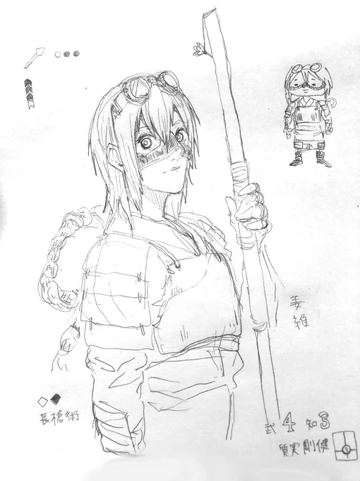 #三国志大戦お絵描き勢
講義中暇だったので落書き 