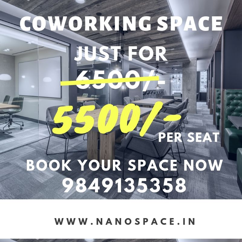 NanoSpaceCowork's tweet photo. Start Your Business in Coworking Centres with a peaceful environment. Get more Benefits with Best Services.

Call: 9849135358 for more details.
Schedule your visit.
https://t.co/FBVw4CH637 https://t.co/5mf7vTxHGr