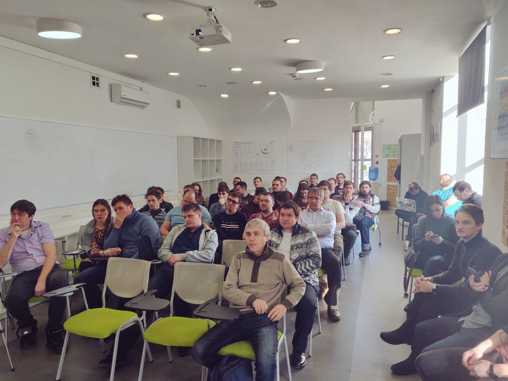 devdv_ru's tweet photo. Сегодня у нас восьмой haJs
#frontend #frontendmeetup #jsmeetup https://t.co/LZtwpdX2j6