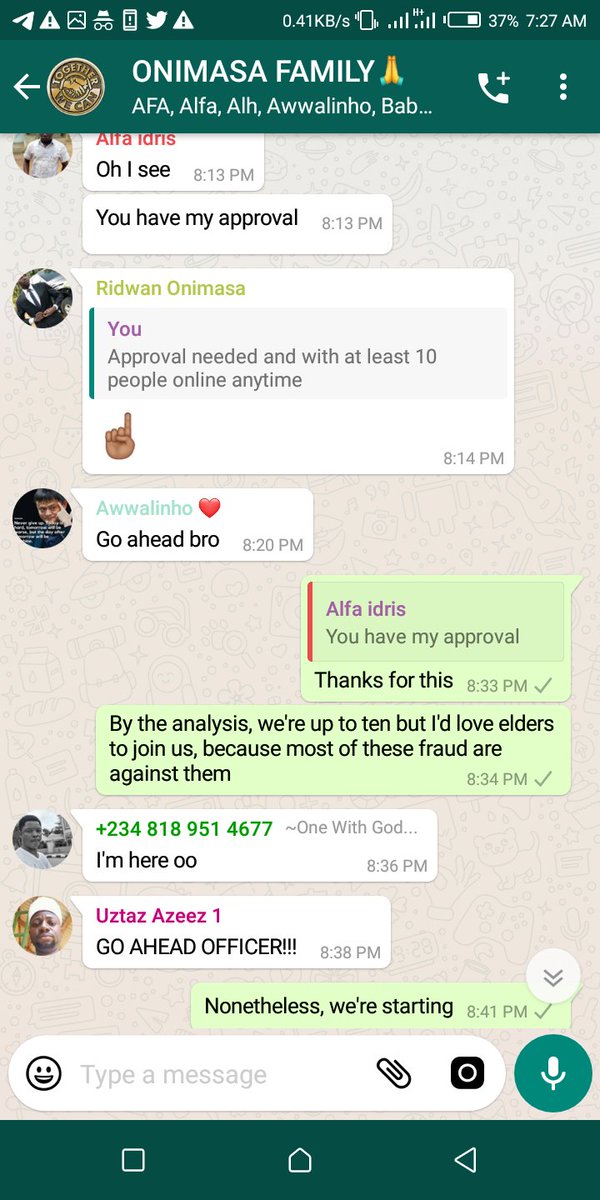 GoCyber01's tweet photo. Yesterday was for my Family.
Not only the outsiders, your family need to be Cyber sensitized too.
Don't focus only on outsiders, your family need help!!!
I challenge you on this
#CyberSecuritytips
#staysafeOnline
#Gocyber
#FamCyberSec https://t.co/ozCk0KVDLl