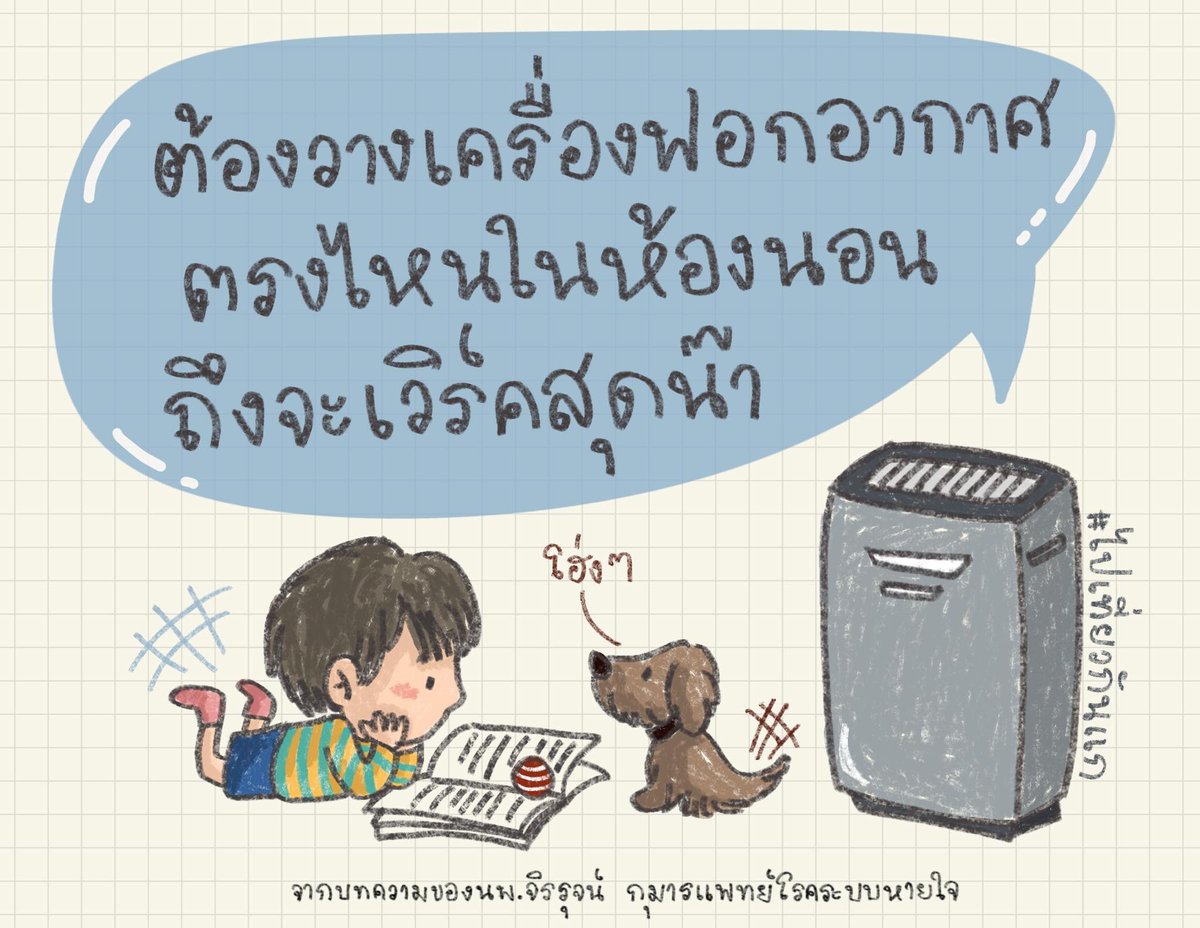 pomcola's tweet photo. ช่วงนี้ PM2.5 มาแรง
ไปเจอบทความนึงในเฟสบุ๊คจาก เพจไปเที่ยวกันแก

กับคำถามที่ว่า 
เราควรวางเครื่องฟอกอากาศตรงไหนดี

เขาทำออกมาดีเข้าใจง่าย
ลองอ่านกันดู

สรุปแบบกระชับ 
วางเครื่องฟอกอากาศฝั่งตรงข้ามแอร์ดีที่สุด https://t.co/nIx2RX6Wbj