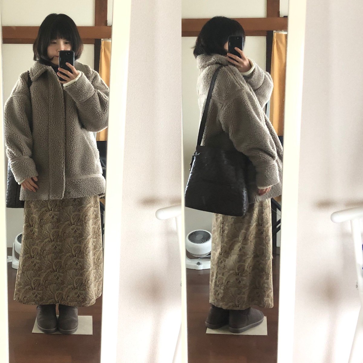ClothesWakana's tweet photo. #ボア #コート (#ローリーズファーム )
#セーター (ローリーズファーム )
#トップス (#ユニクロ #UNIQLO )
#ネックレス (#ファイテン )
#スカート (ローリーズファーム )
#ムートン #ブーツ (#しまむら )
#休日コーデ #冬服 #冬服コーデ #今日の服 #大人カジュアル #オシャレさんと繋がりたい https://t.co/4AzLkxb3Yw