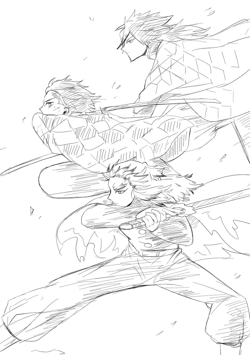 くらっぷ 本日の落書き 定期的に動きのあるものが描きたくなる