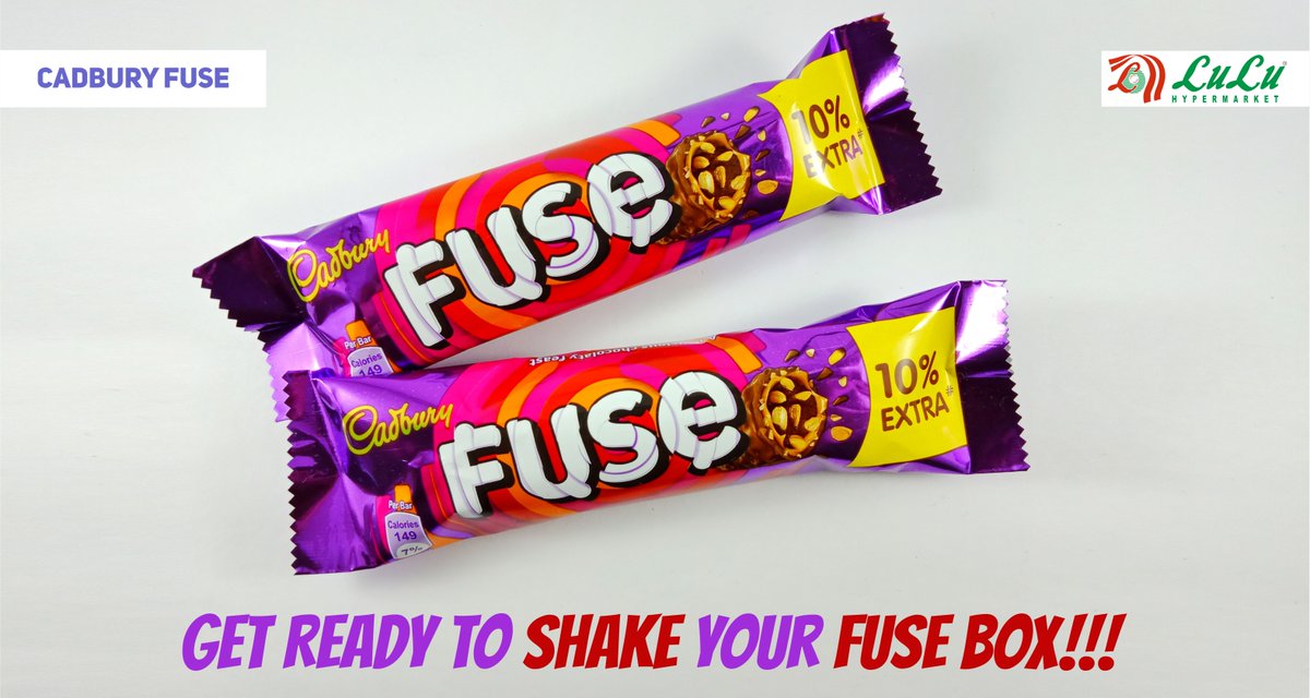 LuLuGroup_India's tweet photo. Get the tasty and crunchy Cadbury fuse from LuLu hypermarket.

#HappyAtLuLu #LuLuKochi #LuLuOffers https://t.co/HsICH4I2B7