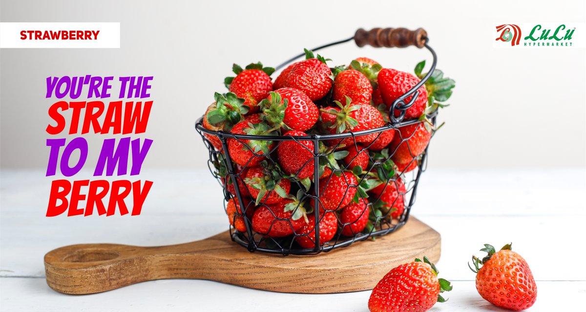 LuLuGroup_India's tweet photo. Get the tasty strawberries for bet prices from LuLu hypermarket.

#HappyAtLuLu #LuLuKochi ##luluoffers https://t.co/rx9qOIe1BL