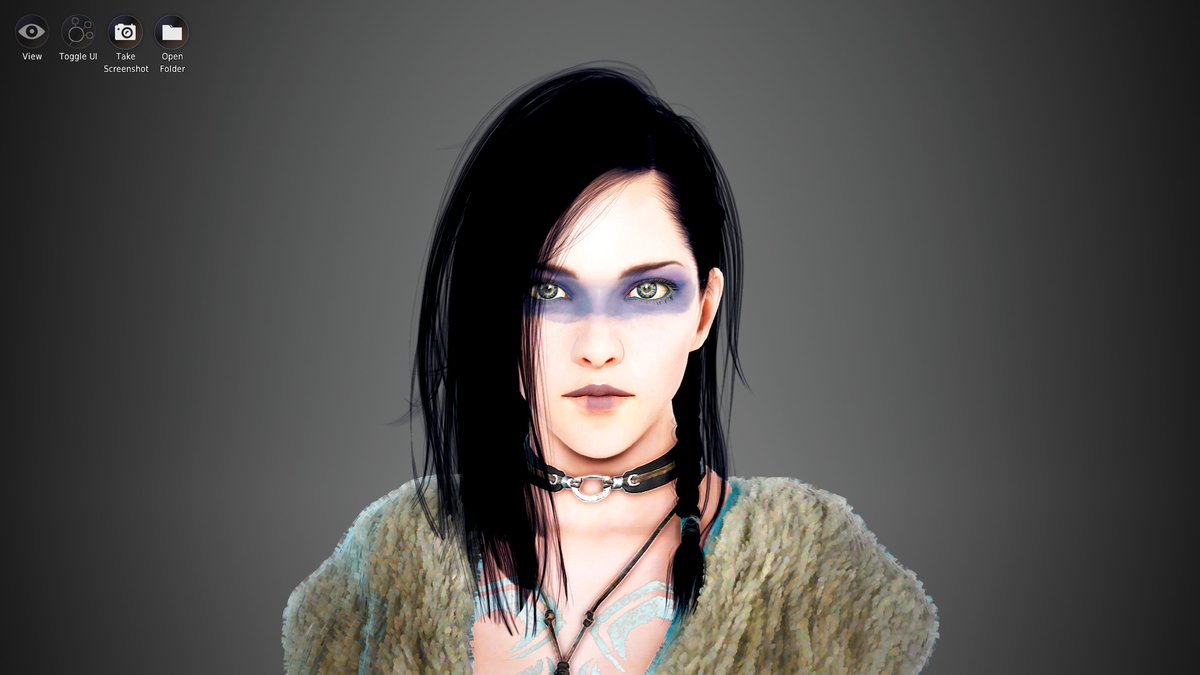 Faendes's tweet image. An attempt at Senua from #hellblade was made. Not the most accurate but i tried. 
#MMORPG #BlackDesertOnline #BDO