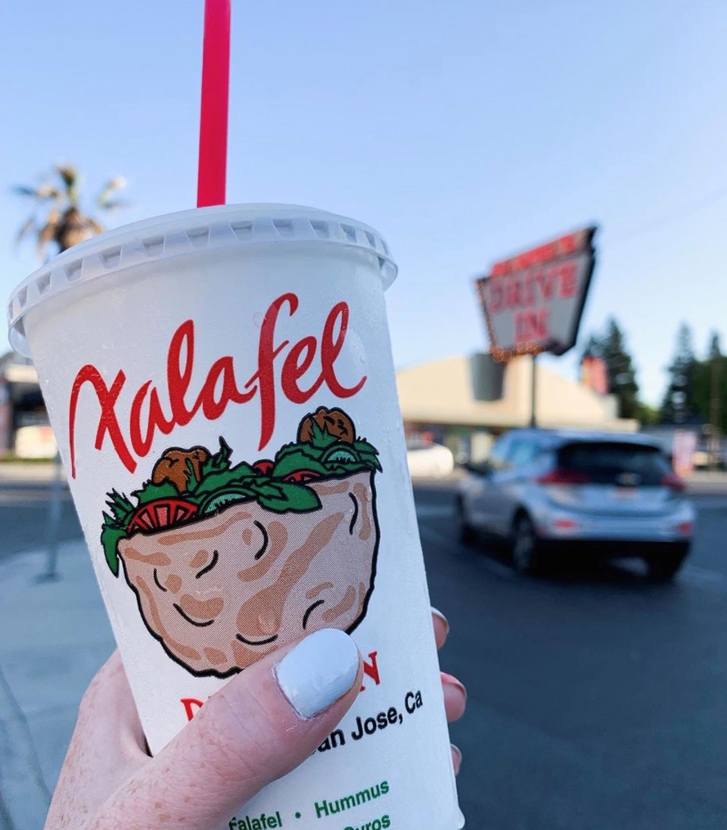 LQSanJose's tweet photo. A San Jose favorite! Falafel Drive-In 😊 https://t.co/OnwNamBD3i