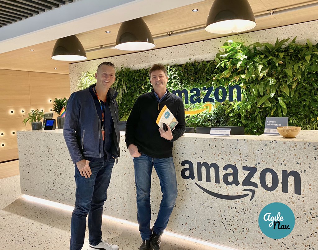 agilenav's tweet photo. We are beyond excited and proud to announce we are going to be working with one of the tech giants in the world: Amazon.

We will provide our AgileNav in-company mindset training with the inclusion of AgileNav PRO licenses for all Amazon trainees! https://t.co/DvIjvNOEWL