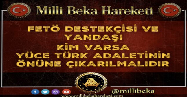 SahinBaskan1616's tweet photo. Fetö destekçisi ve yandaşı kim varsa,yüce Türk Adaletinin önüne çıkarılmalıdır.@adalet_bakanlik @suleymansoylu @muratsahin2023 @millibeka https://t.co/wjxMVCMEAV