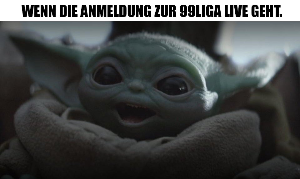 Seit Mittwoch könnt ihr euch unter 99Liga.de für die #99Liga Saison 14 anmelden! ✍️

Ist euer Team schon dabei? 😁
