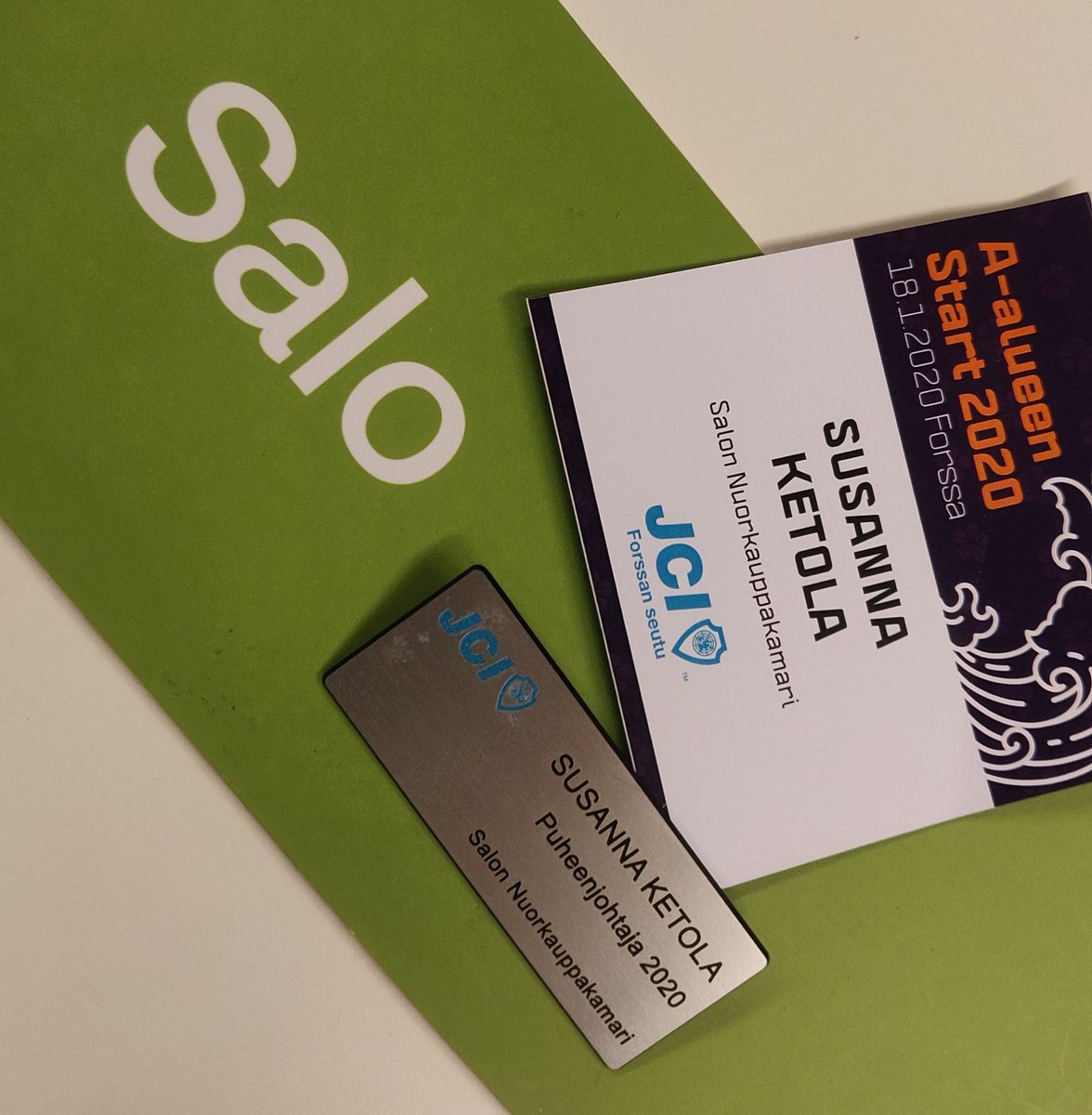 Tästä lähtee vuosi puheenjohtajana ✨
<a href="/JCISalo/">JCI Salo</a> <a href="/JCIalueA/">JCI Finland - Alue A</a> <a href="/JCIFinland/">JCI Finland</a> 
#jcisalo #aalaiset #jcifi #jcifinland