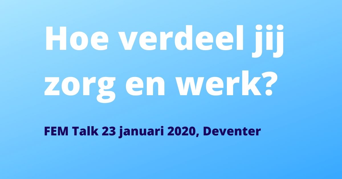 VPCarree's tweet photo. Kom naar de FEM Talk over werk en zorg in Deventer! Je kunt in gesprek met journalist en schrijver Anna van den Breemer. Hoe komen we tot gelijke kansen voor mannen en vrouwen om werk en zorg te combineren? We gaan graag met je in gesprek! 
Programma: https://t.co/OUuD657y5P https://t.co/7pZlZgukPQ