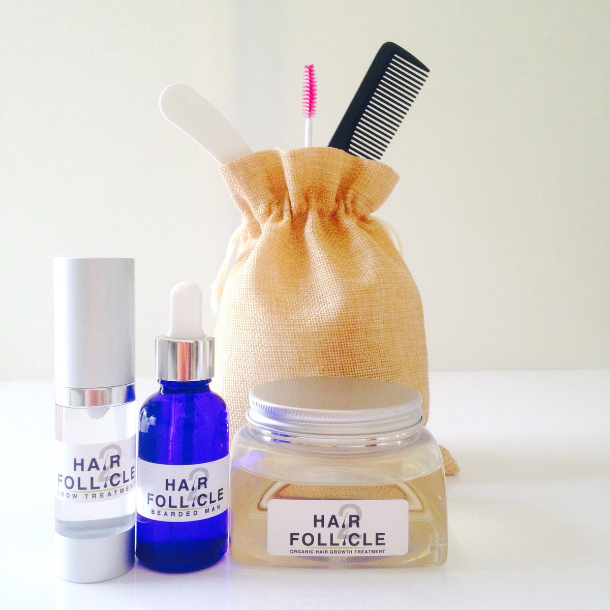 ◻️ White label gift set ◻️

Grow |Repair |Replenish
Hair Brows Lashes bearded man serum infused with the king of oils
Suitable for all hair types

Stimulate Hair health &amp; growth

All products packaged in reusable pouches 
 #haircare #brows #lashes #Beard
@ Hair2follicle.com