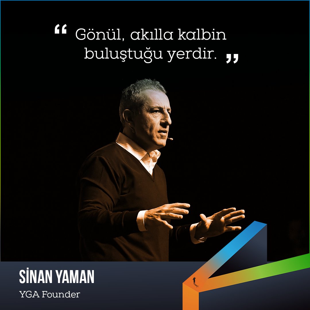 “Gönül, akıl ve kalbin buluştuğu yerdir.”
YGA Kurucusu, Sinan Yaman
—
🔴 Canlı Yayın: canli.yga.org.tr
#Zirve2020