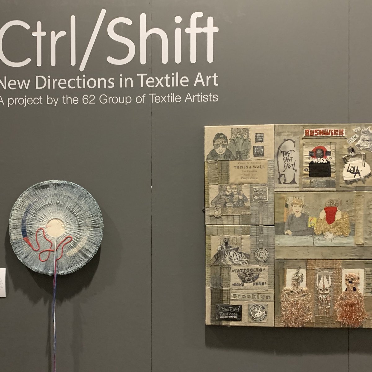 Ctrl/Shift exhibition in Scunthorpe runs till the end of February. Sue Stone runs her workshop 'Focus on Faces' today. Tickets still available for Jane McKeating with 'Re Use/Reinvent' in February. Details via the 20-21 website