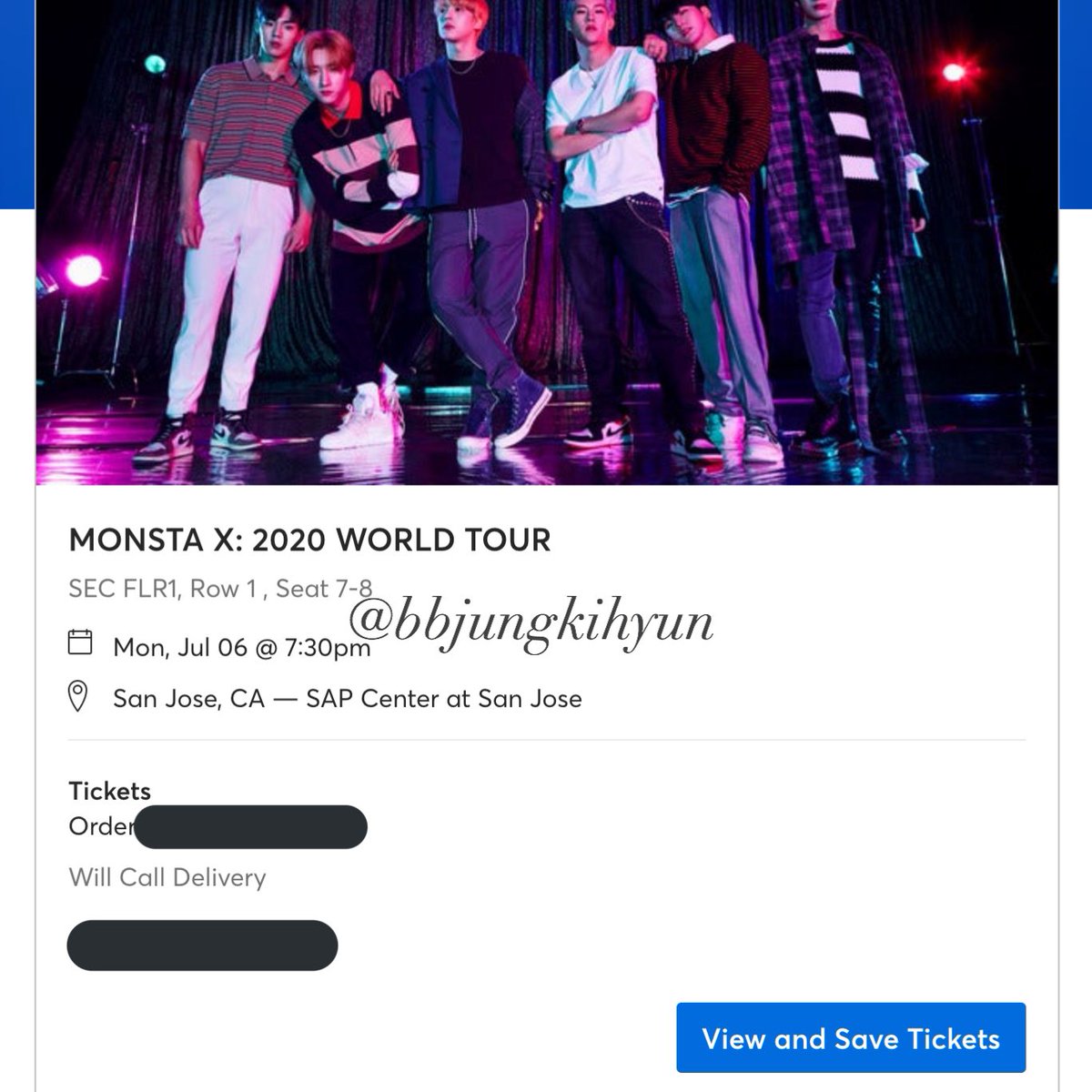 danbicloud's tweet photo. YOU GUYS-
I’VE NEVER ACTUALLY GOTTEN ULT VIP FROM THE ACTUAL TICKETING WEBSITE AND USUALLY BUY RESELL BUT IM CRYING IT WORKED
I’M SEEING MONSTA X AGAIN 😭
@OfficialMonstaX #MonstaXWorldTour2020 #MonstaXinPhoenix #MonstaXinSanJose #MonstaXinSeattle https://t.co/DEU4wR94PJ