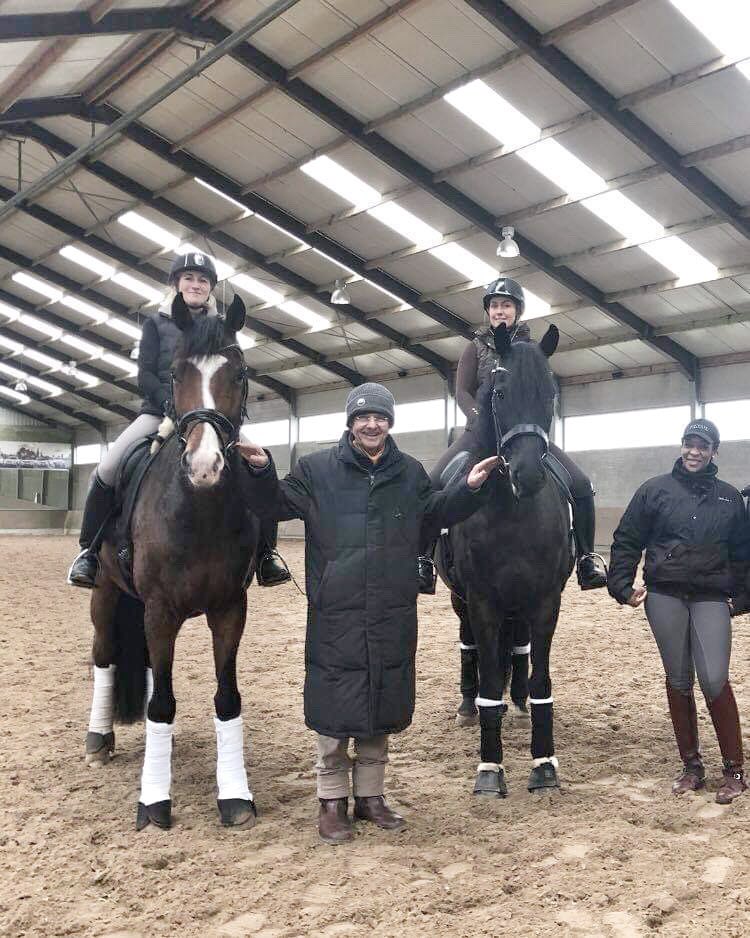 val_chiasson's tweet photo. Dressage Siminar with the very well known #christophhess 👌🏻💪🏻 thank you very much for all the tips! #dressurhorse #equestrian #luxembourg #dressageclinic with the best! ***** https://t.co/L6RcnuZnJd