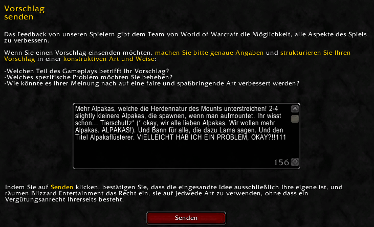 tearchen's tweet photo. @BlizzardCSEU_DE Ich reiche grundsätzlich nur seriöse Anfragen bei Blizzard ein... aber das ist sehr ernst, es geht um Alpakas! https://t.co/7m84rkEtNr