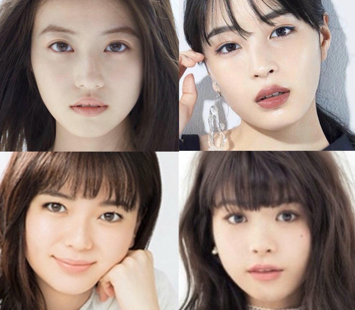 ぱにたん 正面からの鼻色々 みんな綺麗すぎ