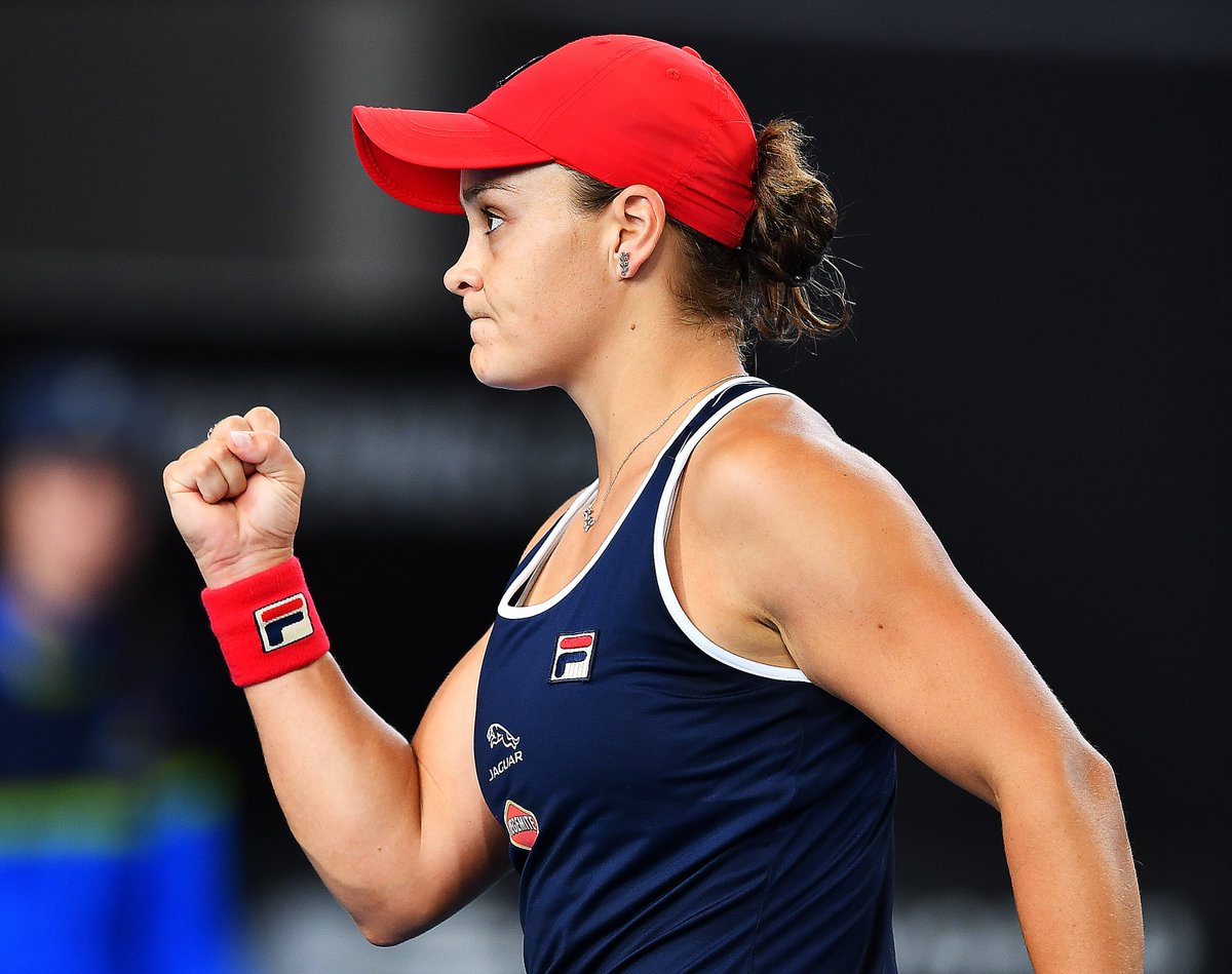 AdelaideTennis's tweet photo. Ash rules Adelaide 🎉
@ashbarty is the first Australian woman to win a title on home soil since 2011, defeating Yastremska 6-2 7-5
#AdelaideTennis https://t.co/YwCecMD349