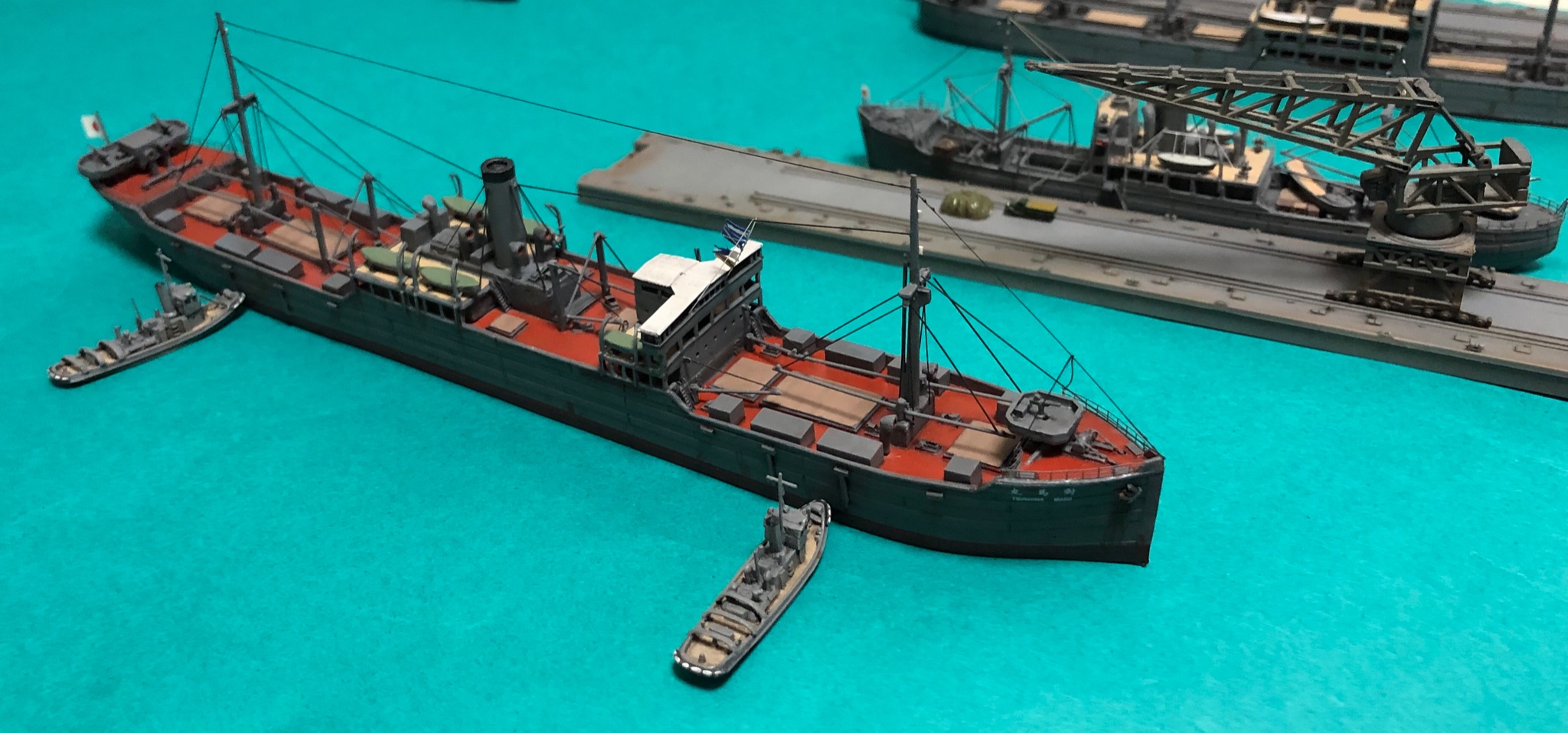 1/700 日本郵船対馬丸 完成品 1/700 水线日本邮船八幡丸