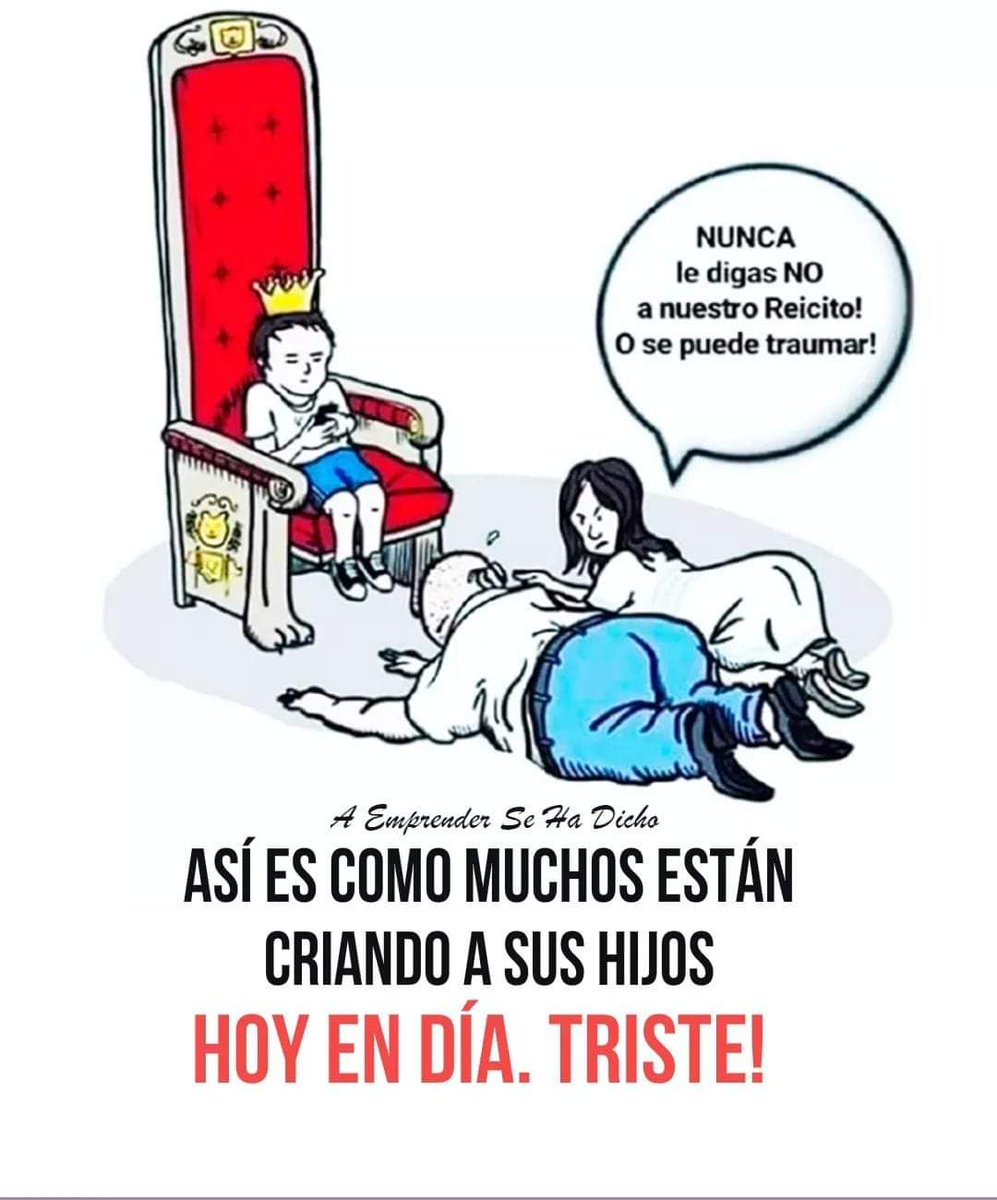 Y tan triste... Y tan malo para ellos cuando crezcan..