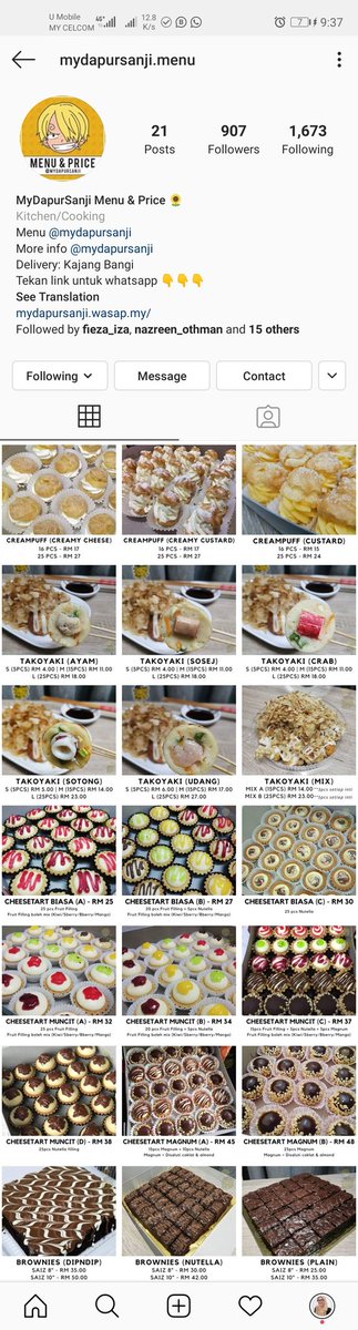 Sementara tu, aku nak promote side business aku. Kerja masih belum dapat huhuhu so demi meneruskan kehidupan, aku buat side income. Jemput singgah Instagram aku  @mydapursanji  @mydapursanji.menuDelivery area Bangi / Kajang