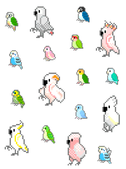 オウムのtwitterイラスト検索結果 古い順