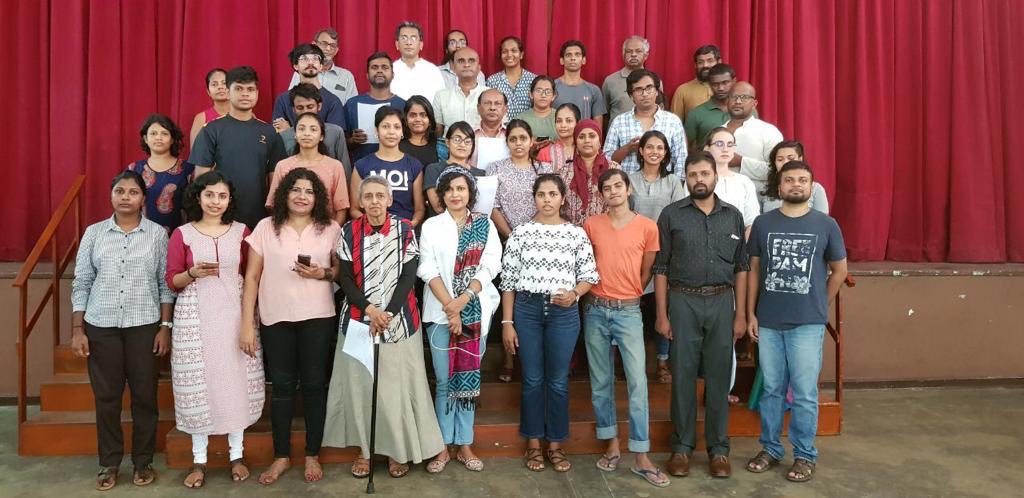 EmDeeS11's tweet photo. A group of citizens from #lka came together today to record the #NationalAnthem in #Tamil our other official language, in response to the announcement by the #GoSL to sing the Anthem on #IndependenceDay in #SinhalaOnly The video will be out shortly! Thank you to all who came out! https://t.co/94NA9yktxt
