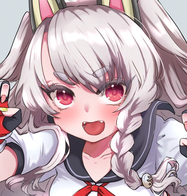 オゥウ～今日は誰に噛み付くか!#アズールレーン  #碧藍航線 #夕立 
