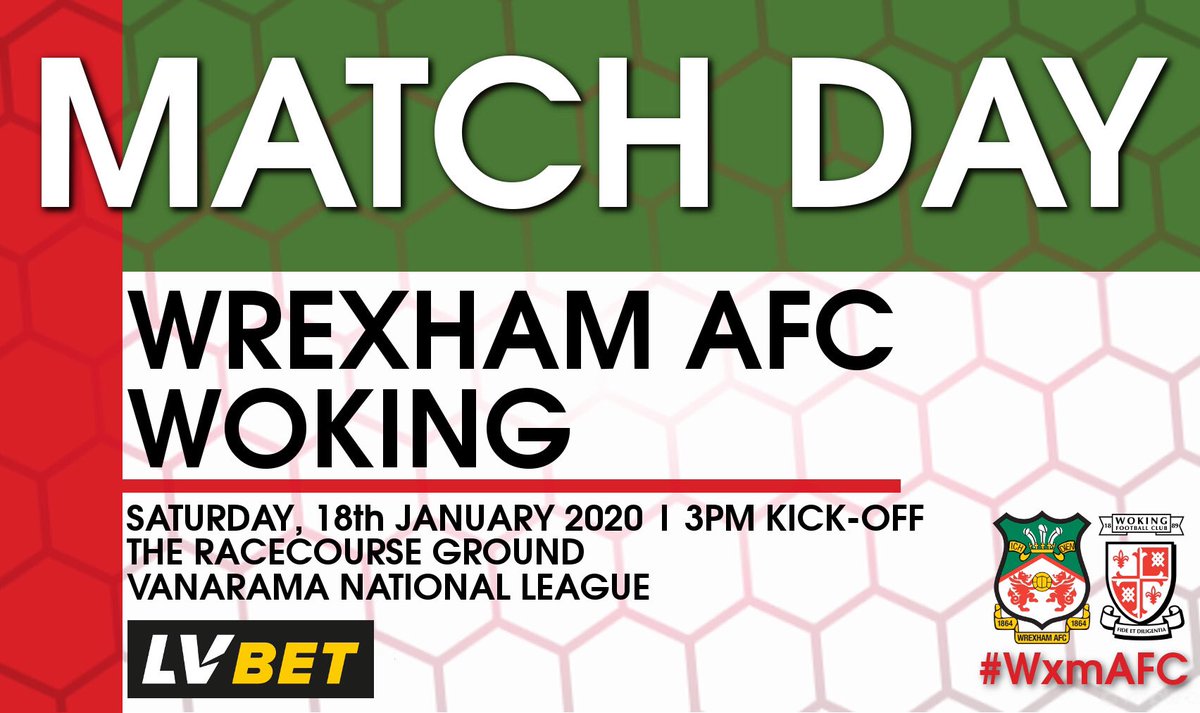 Wrexham AFC (@wrexham_afc) on Twitter photo β½οΈ MATCH DAY
π <a href="/wokingfc/">Woking Football Club</a>
π @My_Racecourse
π
Saturday, 18th Jan.
β° 3pm Kick-off
π <a href="/TheVanaramaNL/">Rocco π²πΈ</a>
π wxmafc.uk/2QGOT0z
π΄βͺοΈ #WxmAFC β½οΈ MATCH DAY
π <a href="/wokingfc/">Woking Football Club</a>
π @My_Racecourse
π
Saturday, 18th Jan.
β° 3pm Kick-off
π <a href="/TheVanaramaNL/">Rocco π²πΈ</a>
π wxmafc.uk/2QGOT0z
π΄βͺοΈ #WxmAFC